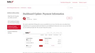 
                            7. Dashboard Update: Payment Information – Kobo …