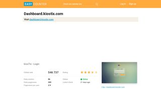 
                            6. Dashboard.kiostix.com: kiosTix - Login