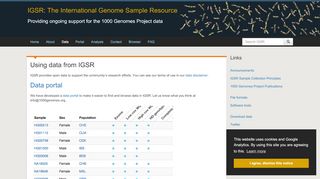 
                            1. Data | 1000 Genomes