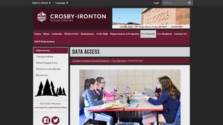 
                            9. Data Access - Crosby-Ironton School District