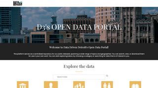 
                            8. Data Driven Detroit: D3's Open Data Portal