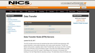 
                            4. Data Transfer | National Institute for Computational Sciences