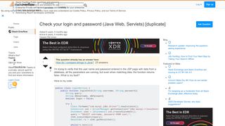 
                            1. database - Check your login and password (Java …