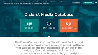 
                            3. Database - Cision