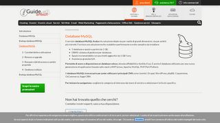 
                            5. Database MySQL | Guide hosting.aruba.it