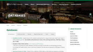 
                            9. Databases - De La Salle University - dlsu.edu.ph