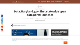 
                            3. Data.Maryland.gov: first statewide open data portal launches ...