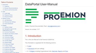 
                            5. DataPortal User-Manual - Proemion API