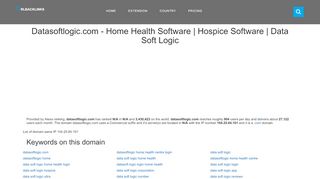 
                            7. Datasoftlogic.com - Home Health Software | Hospice ...