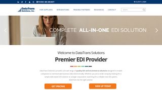 
                            2. DataTrans Solutions: EDI Provider & Software Services