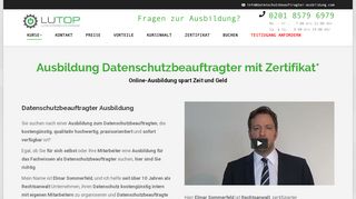 
                            8. Datenschutzbeauftragter Ausbildung mit Zertifikat - …