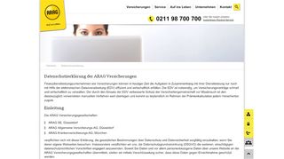 
                            6. Datenschutzerklärung - ARAG Versicherung