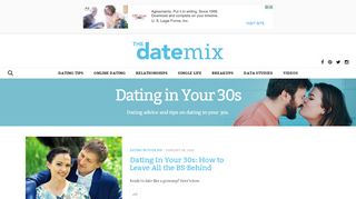 
                            1. Dating in Your 30s - Zoosk