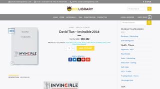 
                            8. David Tian – Invincible 2016 - Internet Marketing Community