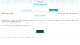 
                            4. DAVITA GREYTIP pdf interview questions and answers ...