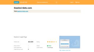 
                            8. Dawinci.tieto.com: Dawinci | Login Page - Easy Counter