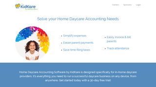 
                            4. Daycare Accounting Software for Homes - KidKare