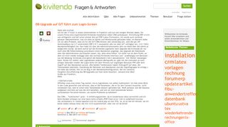 
                            8. DB-Upgrade auf GIT führt zum Login-Screen - Kivitendo Fragen ...