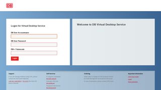 
                            4. DB Virtual Desktop Service - Deutsche Bahn AG