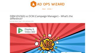 
                            4. DBM (DV360) vs DCM (Campaign Manager) - What's the difference ...