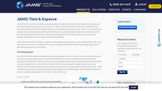 
                            4. DCAA Timesheets with JAMIS Time & Expense | JAMIS Software