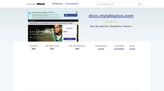 
                            6. Dccc.mylabsplus.com website. MyLabsPlus | …