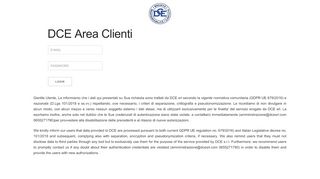 
                            7. DCE Area Clienti