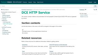 
                            9. DCE HTTP Service - Bazaarvoice Developer Portal