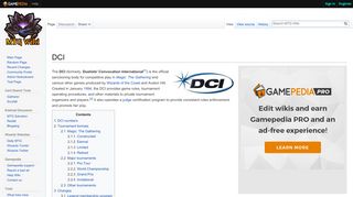 
                            5. DCI - MTG Wiki