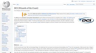 
                            4. DCI (Wizards of the Coast) - Wikipedia