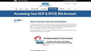 
                            5. dcp-account-access - New York City