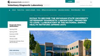 
                            8. DCPAH to Become the Michigan State University Veterinary ...