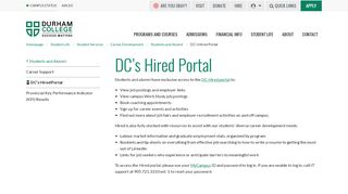 
                            8. DC's Hired Portal | Durham College