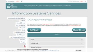 
                            5. DCU Apps | Information Systems Services | DCU