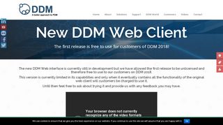 
                            5. DDM Web | Find DDM Web Programmes - DesignDataManager