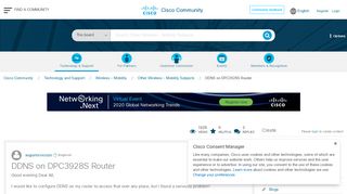 
                            1. DDNS on DPC3928S Router - Cisco Community