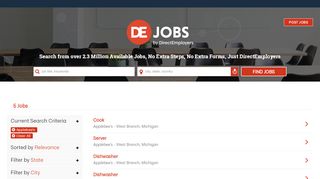 
                            8. DE Jobs - Applebee's Careers - Jobs