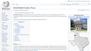 
                            9. Deaf Smith County, Texas - Wikipedia