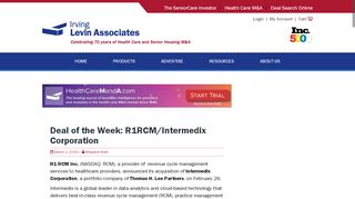 
                            7. Deal of the Week: R1RCM/Intermedix Corporation - Health Care Deal ...