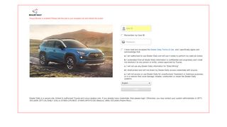 
                            5. Dealer Daily Login - Toyota