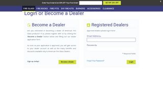 
                            6. Dealer Login - American Fire Glass