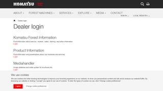 
                            8. Dealer login - Komatsu Forest
