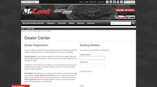 
                            5. Dealer Login - McLeod Racing