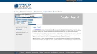 
                            1. Dealer Portal | Affiliated Monitoring