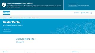 
                            2. Dealer portal - Atlas Copco USA