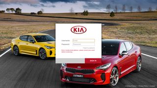 
                            3. Dealer Portal - Login Page :: Site by Nidasu - Kia Australia