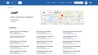
                            3. Dealers Auto Auction of Memphis - Location | View | EDGE Pipeline