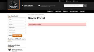 
                            3. Dealers - Dealer Portal - Black Horse Off Road