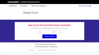 
                            2. DealerTrack Arkona - SiriusXM Dealer Portal