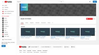 
                            5. DEAR SYSTEMS - YouTube